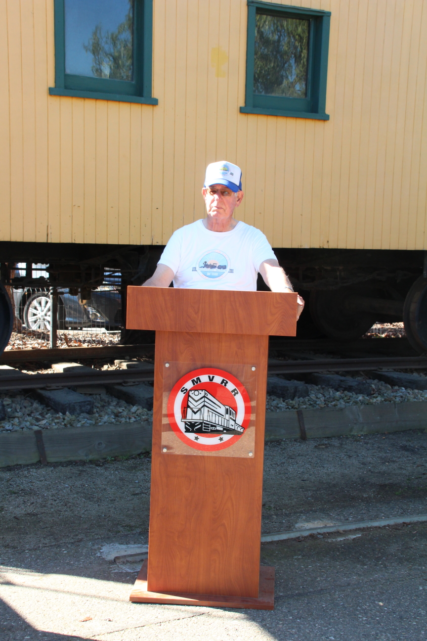 Ed Couch at Podium
